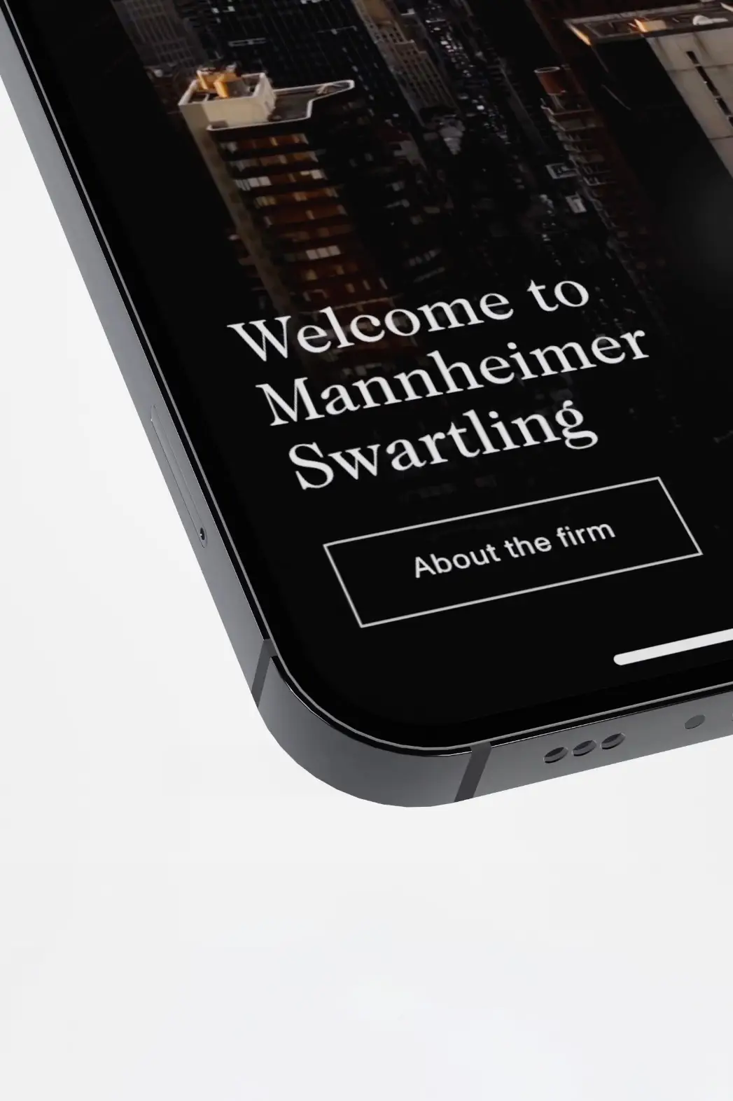 Mannheimer Swartling mobile site